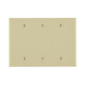 Leviton Blank 3 Gang Wallplate 80533-I